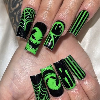 Orange Nails Bar - Halloween nails - Nail Salons Near Me - Orange, California Orange Nails Bar - Halloween nails - Nail Salons Near Me - Orange, California