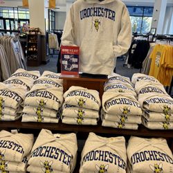 University of Rochester Bookstore - Cool digs picked up for my wife.