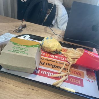 McDonald's - Junior chicken with spicy grilled burger and fries - Fast Food Near Me - Mississauga, Ontario