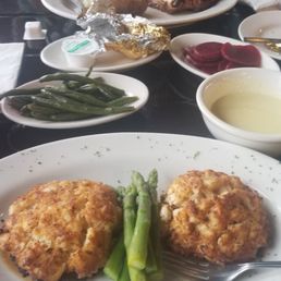 Portabello mushrooms with crab imperial and rib eye steak ! Portabello mushrooms with crab imperial and rib eye steak !