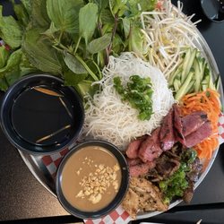 Authentic Vietnamese Pho House - Meat combo wrap platter