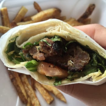Zizi's Cafe - Kofte wrap, comes with fries and yogurt sauce. Very delicious! - Mediterranean Near Me - Chicago, Illinois Zizi's Cafe - Kofte wrap, comes with fries and yogurt sauce. Very delicious! - Mediterranean Near Me - Chicago, Illinois