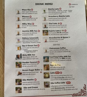 Menu photo 2 Cha Community Waco, TX