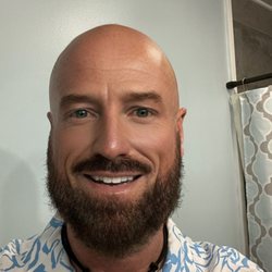 Leather Strop Barber Shop - My first beard trim by Sam Johnson.