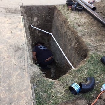 Prodigy Plumbing - Day 2, pipe bursting done, getting ready to re-line. - Plumbing Near Me - Long Beach, California Prodigy Plumbing - Day 2, pipe bursting done, getting ready to re-line. - Plumbing Near Me - Long Beach, California