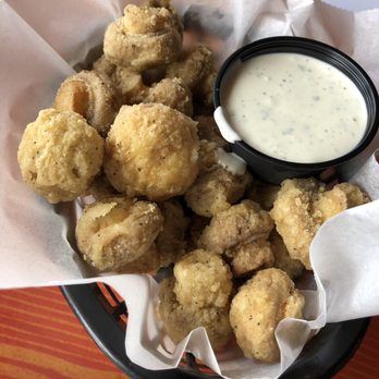 Binga's Wingas - Heaping portion of fried mushrooms with blanch. - American Near Me - Yarmouth, Maine Binga's Wingas - Heaping portion of fried mushrooms with blanch. - American Near Me - Yarmouth, Maine