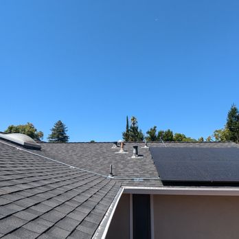United Solar Electric - system 1: conduits away from skylights - Solar Installation Near Me - Brentwood, California United Solar Electric - system 1: conduits away from skylights - Solar Installation Near Me - Brentwood, California