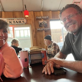 Tony's Crab Shack - Me and my husband wait f for our food - Seafood Near Me - Bandon, Oregon Tony's Crab Shack - Me and my husband wait f for our food - Seafood Near Me - Bandon, Oregon