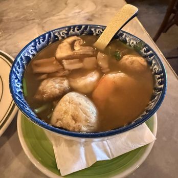 Saranrom Thai - Shrimp Tom Yum Soup - Thai Near Me - Elmhurst, New York Saranrom Thai - Shrimp Tom Yum Soup - Thai Near Me - Elmhurst, New York