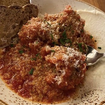 Meril - Meatball appetizer, in love with this. - New American Near Me - New Orleans, Louisiana