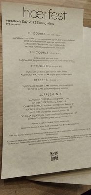 Menu photo 6 Haerfest Seattle, WA Menu photo 6 Haerfest Seattle, WA