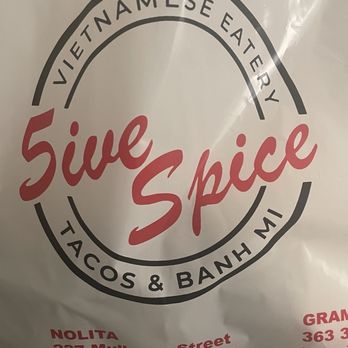 5ive Spice - They deliver...and it is always hot. - Vietnamese Near Me - New York, New York