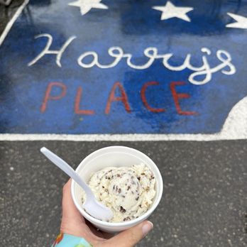 Harry's Place - Single scoop of toasted coconut ice cream - Burgers Near Me - Colchester, Connecticut