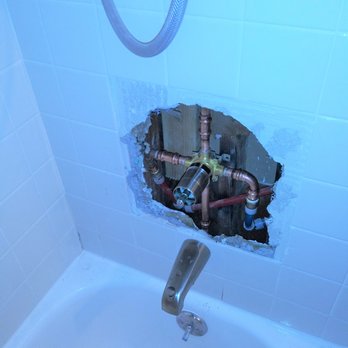 Western Rooter - Shower valve inside wall was broken & had to be repaired. - Plumbing Near Me - Arcadia, California