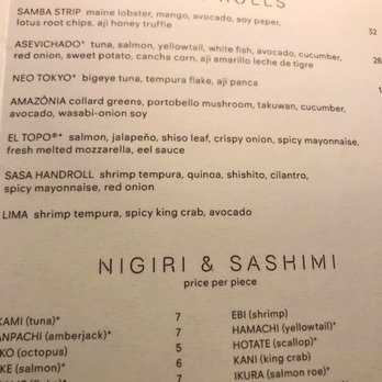 Sushisamba - Menu - Asian Fusion Near Me - Las Vegas, Nevada Sushisamba - Menu - Asian Fusion Near Me - Las Vegas, Nevada