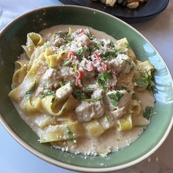 The Exchange 1874 - Spicy chicken Pasta - American Near Me - Woodbridge, California The Exchange 1874 - Spicy chicken Pasta - American Near Me - Woodbridge, California