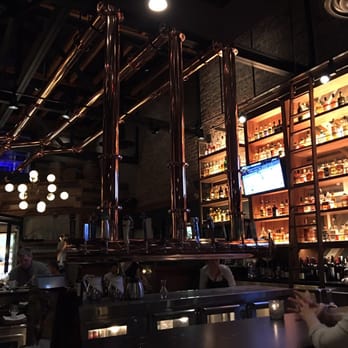 Saint & Second - View of the bar - New American Near Me - Long Beach, California