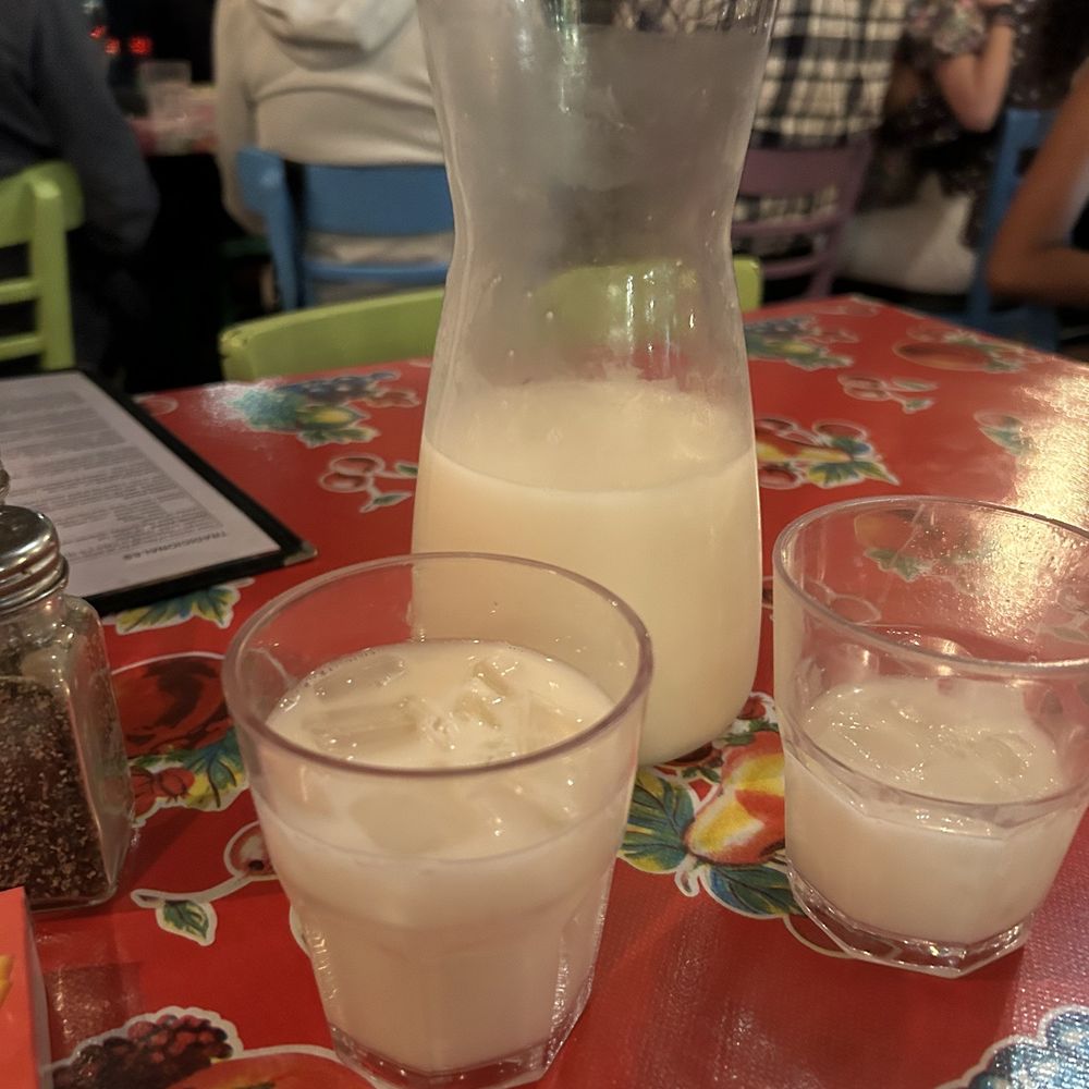 Pitcher of horchata