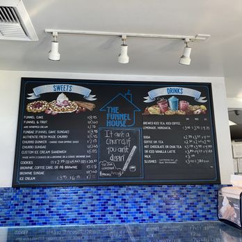 The Funnel House - menu - Desserts Near Me - Long Beach, California The Funnel House - menu - Desserts Near Me - Long Beach, California