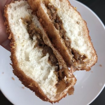 Fuji Bakery - BEEF CURRY - $4.95 - 100% Angus Beef Curry, Coated in Japanese Bread Crumb. - Bakeries Near Me - Seattle, Washington Fuji Bakery - BEEF CURRY - $4.95 - 100% Angus Beef Curry, Coated in Japanese Bread Crumb. - Bakeries Near Me - Seattle, Washington