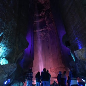 Ruby Falls - This is the best photo anyone can take of the waterfall using a camera phone. Disappointed in the poor lighting - Landmarks & Historical Buildings Near Me - Chattanooga, Tennessee