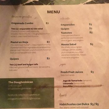 The Doughminican - Menu 09.2017 - Food Trucks Near Me - McKinney, Texas The Doughminican - Menu 09.2017 - Food Trucks Near Me - McKinney, Texas