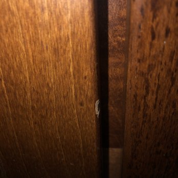 PMC Property Group - Chip on bathroom cupboards - Commercial Real Estate Near Me - Richmond, Virginia