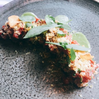 Boka - Dry Aged Beef Tartare - New American Near Me - Chicago, Illinois Boka - Dry Aged Beef Tartare - New American Near Me - Chicago, Illinois