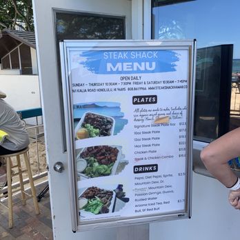 Steak Shack - Menu - Steakhouses Near Me - Honolulu, Hawaii