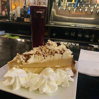 The Holy Grail Pub - Lindermans Framboise & the Espresso Cheesecake which is - Pubs Near Me - Plano, Texas
