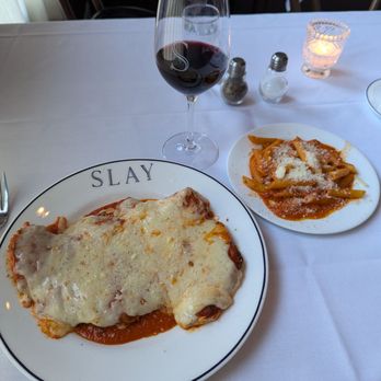 SLAY Steak + Fish House - Chicken parmesan, delicious and the marinara sauce was spectacular - Seafood Near Me - Manhattan Beach, California SLAY Steak + Fish House - Chicken parmesan, delicious and the marinara sauce was spectacular - Seafood Near Me - Manhattan Beach, California