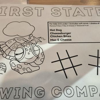 First State Brewing - Kids MEnu - New American Near Me - Rehoboth Beach, Delaware First State Brewing - Kids MEnu - New American Near Me - Rehoboth Beach, Delaware