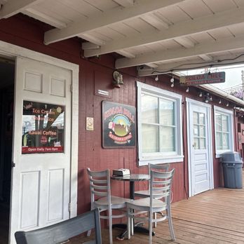 Koloa Mill Ice Cream & Coffee - This is the cute patio in the back - Coffee & Tea Near Me - Koloa, Hawaii Koloa Mill Ice Cream & Coffee - This is the cute patio in the back - Coffee & Tea Near Me - Koloa, Hawaii