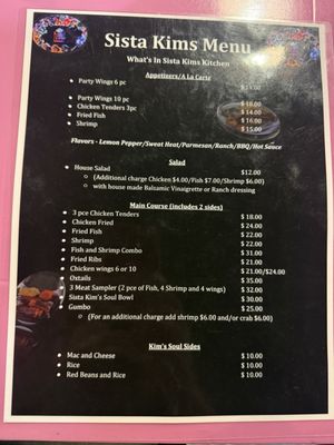 Menu photo 3 Sista Kim’s Kitchen Las Vegas, NV