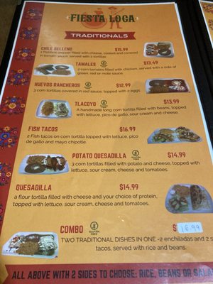 Menu photo 1 Restaurant Fiesta Loca Chilliwack, BC Menu photo 1 Restaurant Fiesta Loca Chilliwack, BC