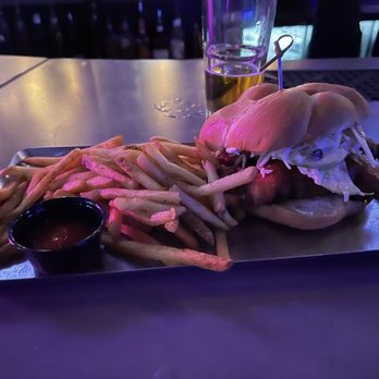The Lola - Crispy Chicken Sandwich and Fries. - Cocktail Bars Near Me - Glendale, Arizona The Lola - Crispy Chicken Sandwich and Fries. - Cocktail Bars Near Me - Glendale, Arizona