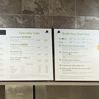 Publix - High Point - Sub menu - Grocery Near Me - High Point, North Carolina