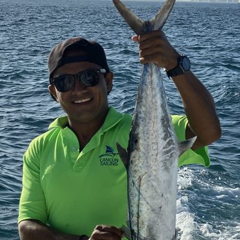 Cancun Catamarans - Fresh caught king mackerel - Boat Tours Near Me - Cancun, ROO Cancun Catamarans - Fresh caught king mackerel - Boat Tours Near Me - Cancun, ROO