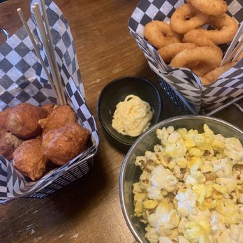 Grotto Tea Lounge - Cuttlefish Balls + Breaded Calamari Rings + Popcorn (free) - Coffee & Tea Near Me - Mississauga, Ontario Grotto Tea Lounge - Cuttlefish Balls + Breaded Calamari Rings + Popcorn (free) - Coffee & Tea Near Me - Mississauga, Ontario