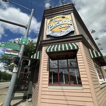 Tony Packo's - Corner view of the unique building. - Hot Dogs Near Me - Toledo, Ohio