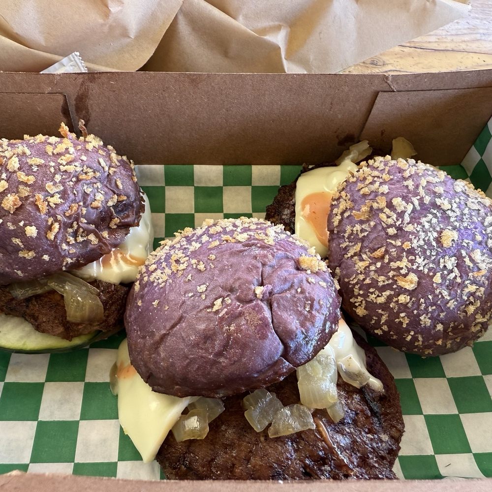 Panda Sal's - Purple sliders - Burgers Near Me - Bellflower, California Panda Sal's - Purple sliders - Burgers Near Me - Bellflower, California