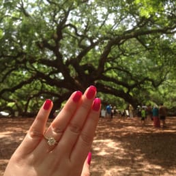 My engagement ring made at Time Source Jewlers