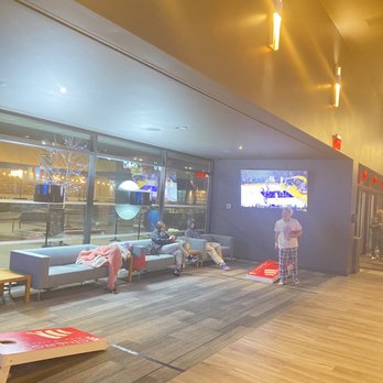 Cinergy Cinemas in Wheeling - Lounge area w/bean bag game couches & tvs - Cinema Near Me - Wheeling, Illinois Cinergy Cinemas in Wheeling - Lounge area w/bean bag game couches & tvs - Cinema Near Me - Wheeling, Illinois