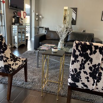 SoHair Salon - Super cute waiting area in the center of this open concept salon. - Hair Salons Near Me - Tampa, Florida SoHair Salon - Super cute waiting area in the center of this open concept salon. - Hair Salons Near Me - Tampa, Florida