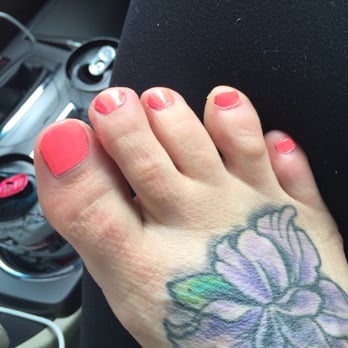 Nails R US - All the old polish left on. - Nail Salons Near Me - Shelton, Washington