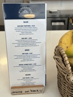 Menu photo 3 Wonderstate Coffee Bayfield, WI