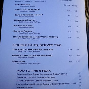 SW Steakhouse - Menu - Steakhouses Near Me - Las Vegas, Nevada SW Steakhouse - Menu - Steakhouses Near Me - Las Vegas, Nevada