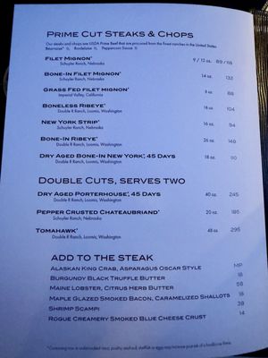 Menu photo 3 SW Steakhouse Las Vegas, NV Menu photo 3 SW Steakhouse Las Vegas, NV