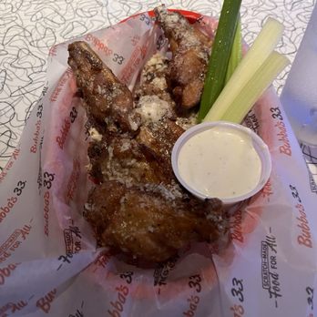Bubba's 33 - Garlic Parmesan wings - Sports Bars Near Me - Pensacola, Florida Bubba's 33 - Garlic Parmesan wings - Sports Bars Near Me - Pensacola, Florida