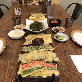 Zzizim - Small Pancake Assortment - Korean Near Me - Carrollton, Texas Zzizim - Small Pancake Assortment - Korean Near Me - Carrollton, Texas